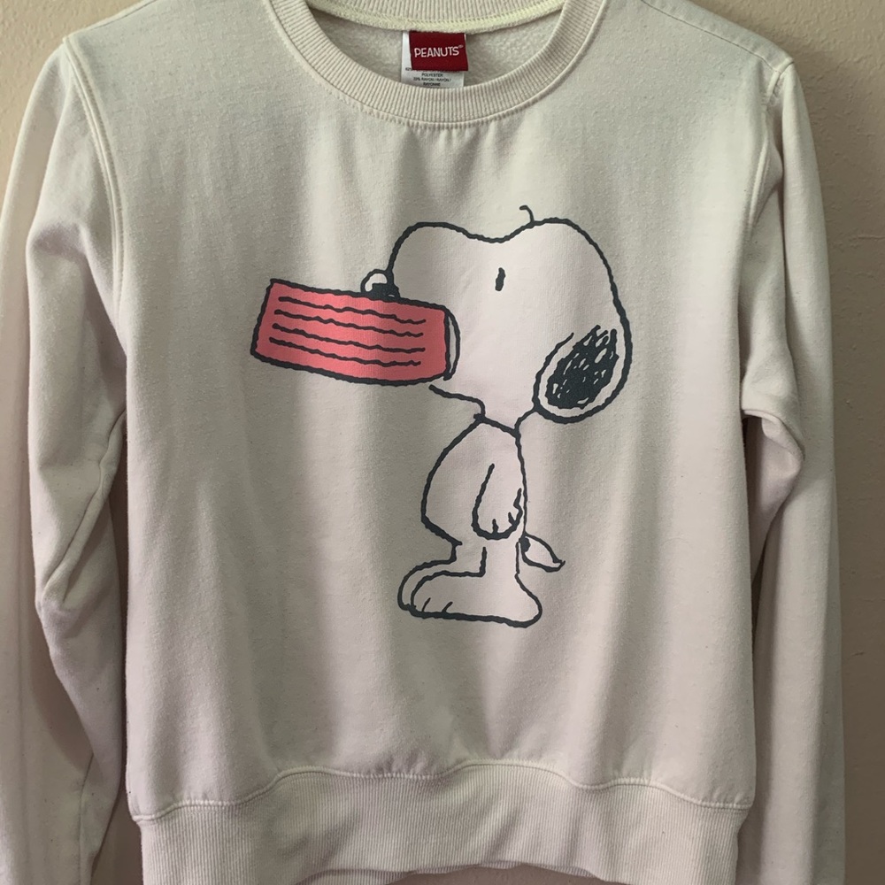 Snippy off white sweatshirt